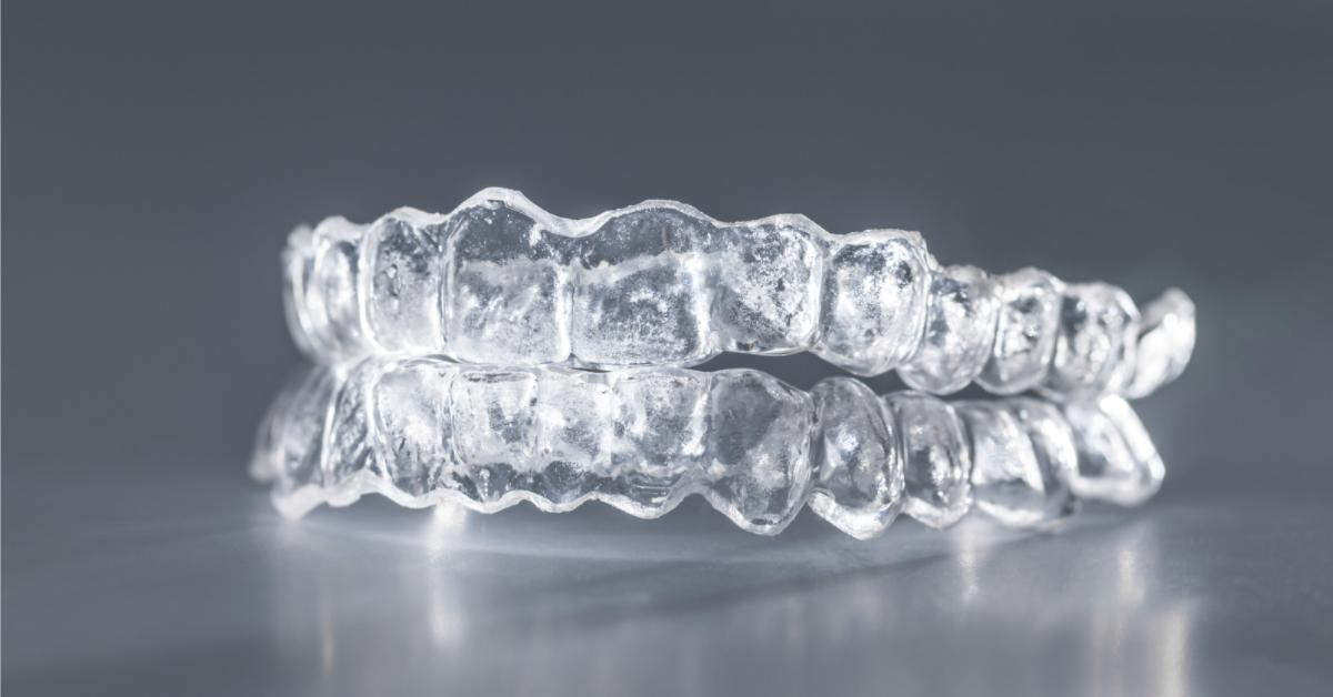 Plaque on Invisalign braces